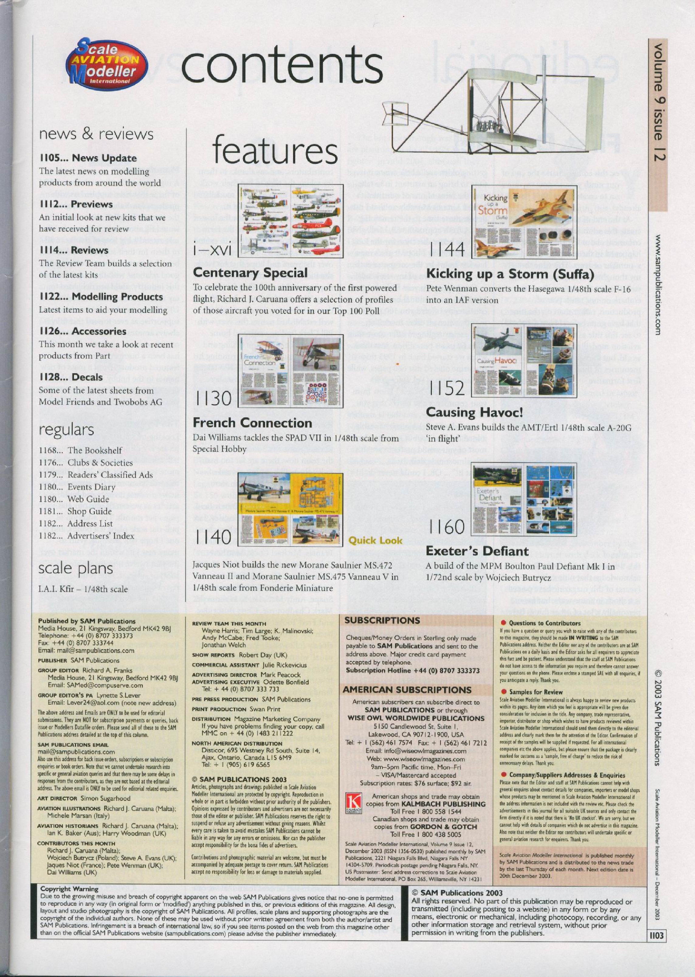 Scale Aviation Modeller International 2003-12
